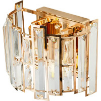 Бра «Бриз 10» E27х2 60 Вт цвет золотой