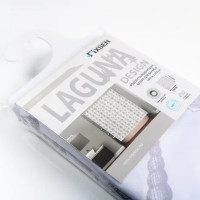Штора для ванной Fixsen Laguna 180x200 см полиэстер цвет белый