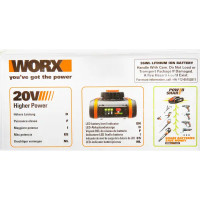 Аккумулятор Worx WA3551, 2Ач, 20 В