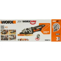 Мини-пила циркулярная аккумуляторная Worx WX527.9, 20 В Li-ion, 85 мм, без АКБ и ЗУ