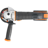 УШМ аккумуляторная Worx WX800, 20 В Li-ion 2x2 Ач, 115 мм