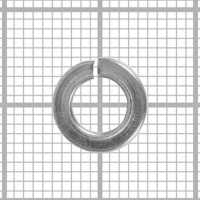 Шайба пружинная DIN 127 6 мм нержавеющая сталь цвет серебристый 20 шт.