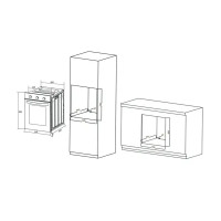 Духовой шкаф электрический ORE VS45 45x59.5x54.6 см нержавеющая сталь