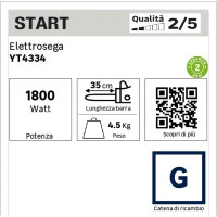 Цепная пила электрическая 1800 Вт 35 см