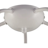 Люстра потолочная Vitaluce Найс 5 ламп 15м² Е14 цвет белый матовый