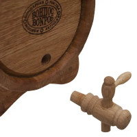 Жбан дубовый 3 л, на подставке с краном