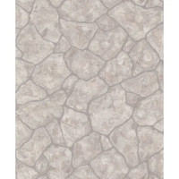 Обои флизелиновые Палитра Stone land серые 0.53 м N1001-14