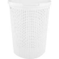 Корзина для белья Бытпласт Eco Style 46 л белая