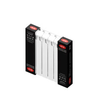 Радиатор Rifar Monolit 500/100 биметалл 6 секций нижнее правое подключение цвет белый