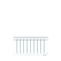 Радиатор Rifar Monolit 350/100 биметалл 10 секций нижнее правое подключение цвет белый