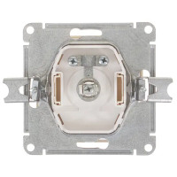 ТВ-розетка встраиваемая Systeme Electric W59, цвет слоновая кость
