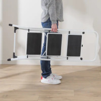 Стремянка стальная LY-SL02P 3 ступени, максимальная нагрузка 150 кг