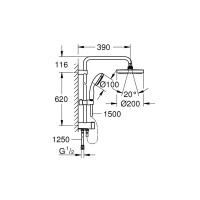 Душевая стойка Grohe Tempesta 4 режима
