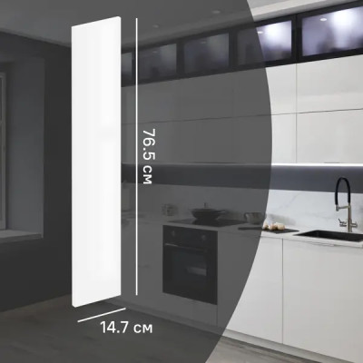 Фасад для кухонного шкафа Аша 14.7x76.5 см Delinia ID ЛДСП цвет белый