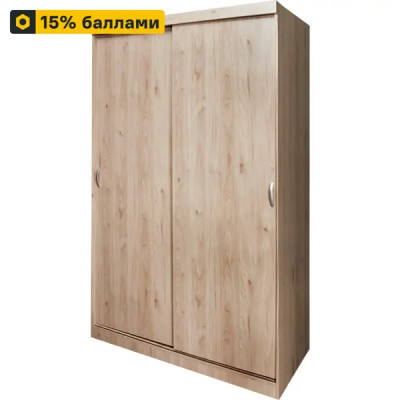 Шкаф-купе Турин 120x212x60 см ЛДСП цвет гикори джексон