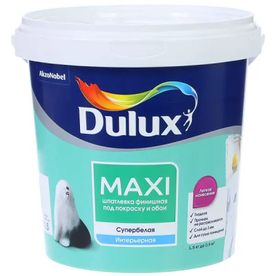 Шпатлёвка мелкозернистая Dulux 1.5 кг