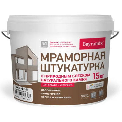 Штукатурка мраморная Bayramix Ever Green-K 15 кг