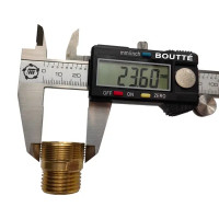 Переходник для смесителя BOUTTE латунный М24 НР - М22 ВР - 1/2\