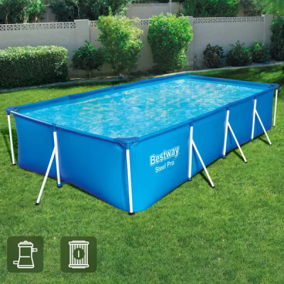Бассейн каркасный прямоугольный Bestway 56424 BW 400x211x81 см 5700 л