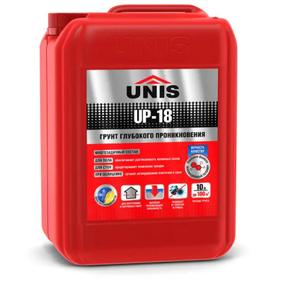 Грунтовка глубокого проникновения Unis 10 л