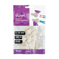 Соединительный изолирующий зажим Duwi СИЗ-Л-3 5-15 мм цвет белый 10 шт.