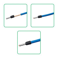 Наконечник штыревой втулочный изолированный Duwi Е1508 НШВИ 1.5-8 мм цвет черный 25 шт.