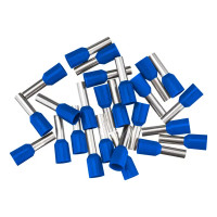 Наконечник штыревой втулочный изолированный Duwi Е2508 НШВИ 2.5-8 мм цвет синий 25 шт.