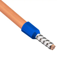 Наконечник штыревой втулочный изолированный Duwi Е2508 НШВИ 2.5-8 мм цвет синий 25 шт.