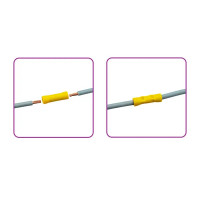 Гильза соединительная изолированная Duwi ГСИ 4-6 мм цвет желтый 10 шт.