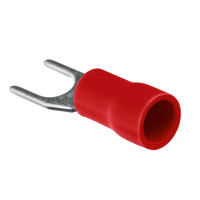 Наконечник вилочный изолированный Duwi НВИ 1.5-4 мм цвет красный 10 шт.