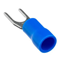 Наконечник вилочный изолированный Duwi НВИ 2.5-4 мм цвет синий 10 шт.