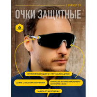 Очки защитные открытые Delta Plus LIPA2T5 черные с защитой от запотевания и царапин
