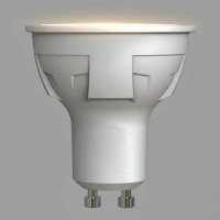 Лампа светодиодная яркая GU10 230 В 6 Вт 500 Лм 3000 К, свет тёплый белый, для диммера