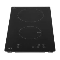 Индукционная варочная панель ORE I30 29 см 2 конфорки цвет чёрный