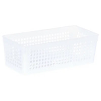 Лоток 27x13x9 см 2.4 л пластик цвет белый без крышки