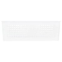 Лоток 27x13x9 см 2.4 л пластик цвет белый без крышки