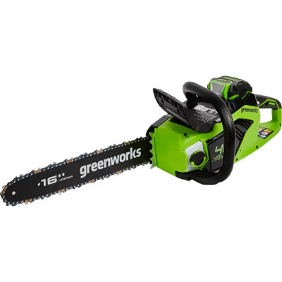 Аккумуляторная пила Greenworks 2005807UA 40 В шина 40 см АКБ и ЗУ в комплекте