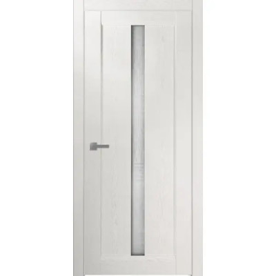 Дверь межкомнатная Челси остекленная финиш-бумага ламинация цвет ясень жемчужный 70x200 см (с замком)