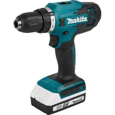 Дрель-шуруповерт аккумуляторная Makita DF488DWE, 18 В Li-ion 2x1.5 Ач