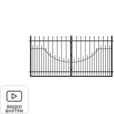 Ворота Агата 3.6х1.9м с фурнитурой