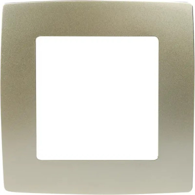 Рамка для розеток и выключателей Эра 12-5001-04 1 пост цвет бежевый