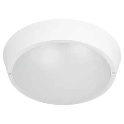 Светильник настенно-потолочный светодиодный влагозащищенный WT045C 10 м² нейтральный белый свет цвет белый