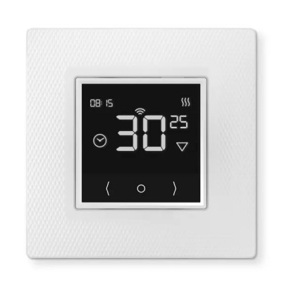 Терморегулятор для теплого пола Теплолюкс Ecosmart 25 электронный программируемый цвет белый