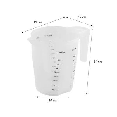 Кувшин мерный Stockholm 1 л пластик