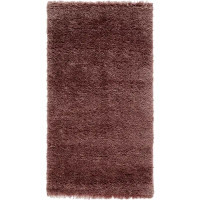 Ковер полиэстер Ribera 60x110 см цвет темно-розовый