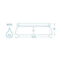 Бассейн надувной круглый Bestway 57392 BW 183х183х51 см 940 л