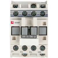 Контактор EKF КМЭ 1NO 12 А 220 В