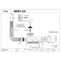 Сифон для ванны McAlpine с пробкой, с раздвижным переливом 310-720мм MRB1-EX