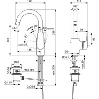 Смеситель для раковины Ideal Standard Ceraflex однорычажный цвет хром