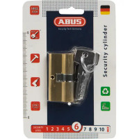 Цилиндр Abus D6MM 30/30 KD, 30x30 мм, ключ/ключ, цвет золото